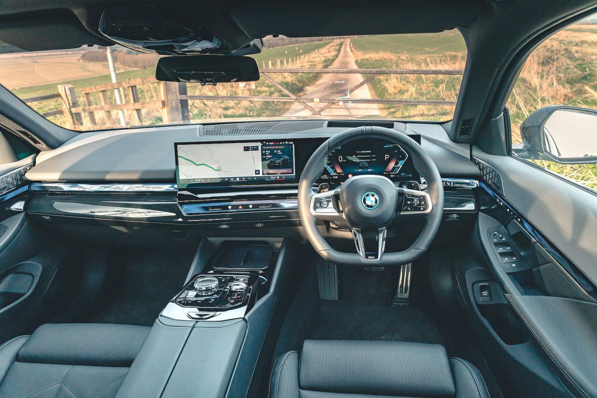 BMW 5 Series interior dashboard