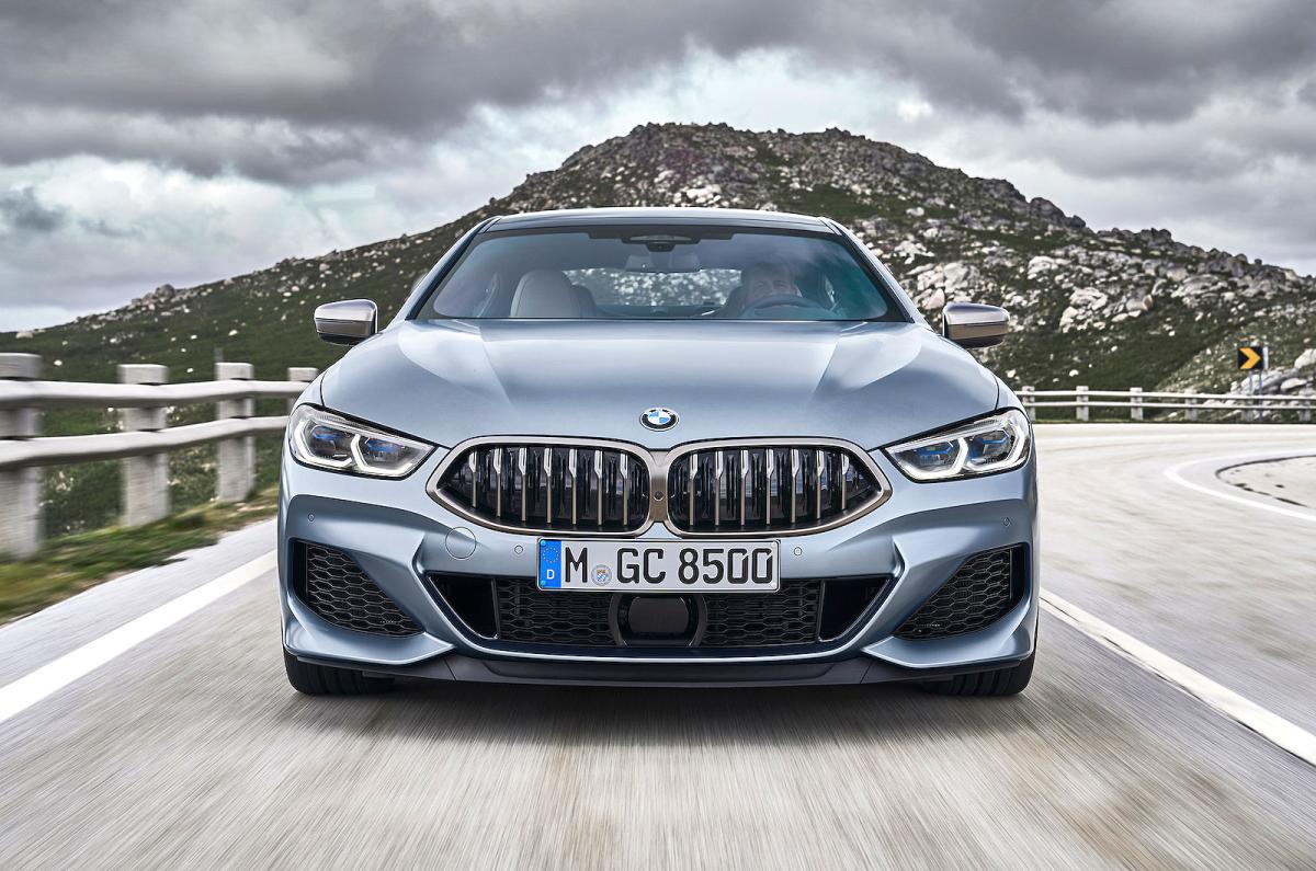 BMW 8 Series Gran Coupé front driving