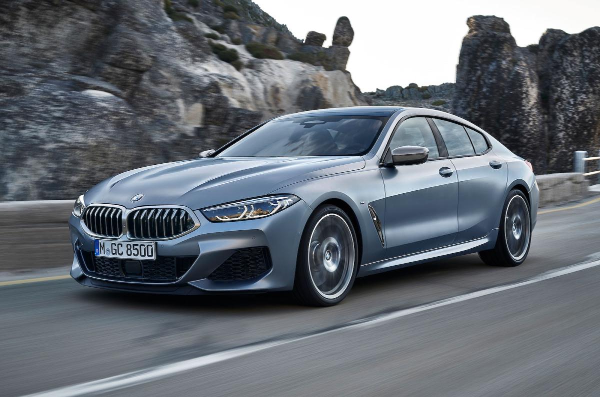 BMW 8 Series Gran Coupé front left driving
