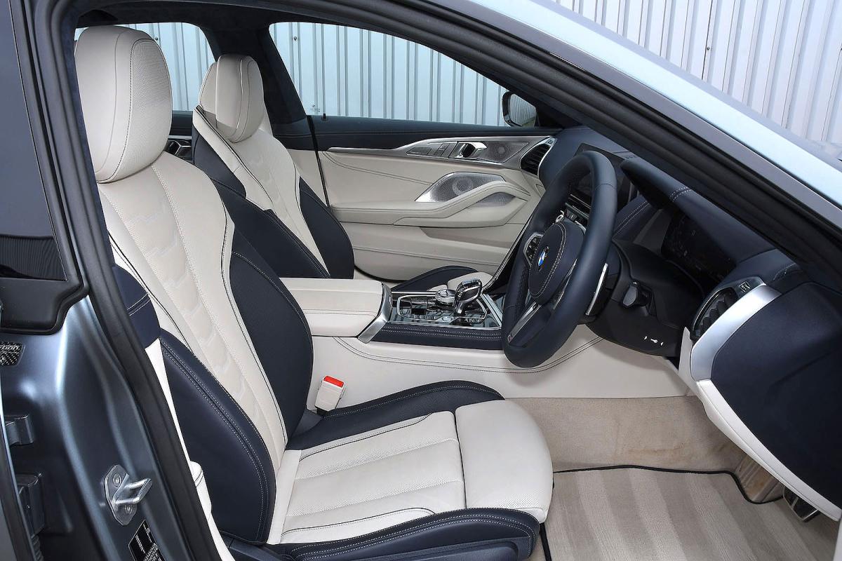 BMW 8 Series Gran Coupé front seats