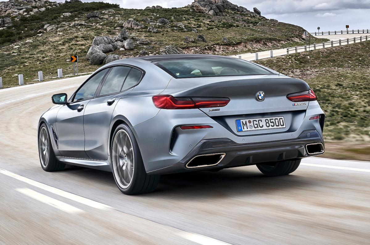 BMW 8 Series Gran Coupé rear cornering