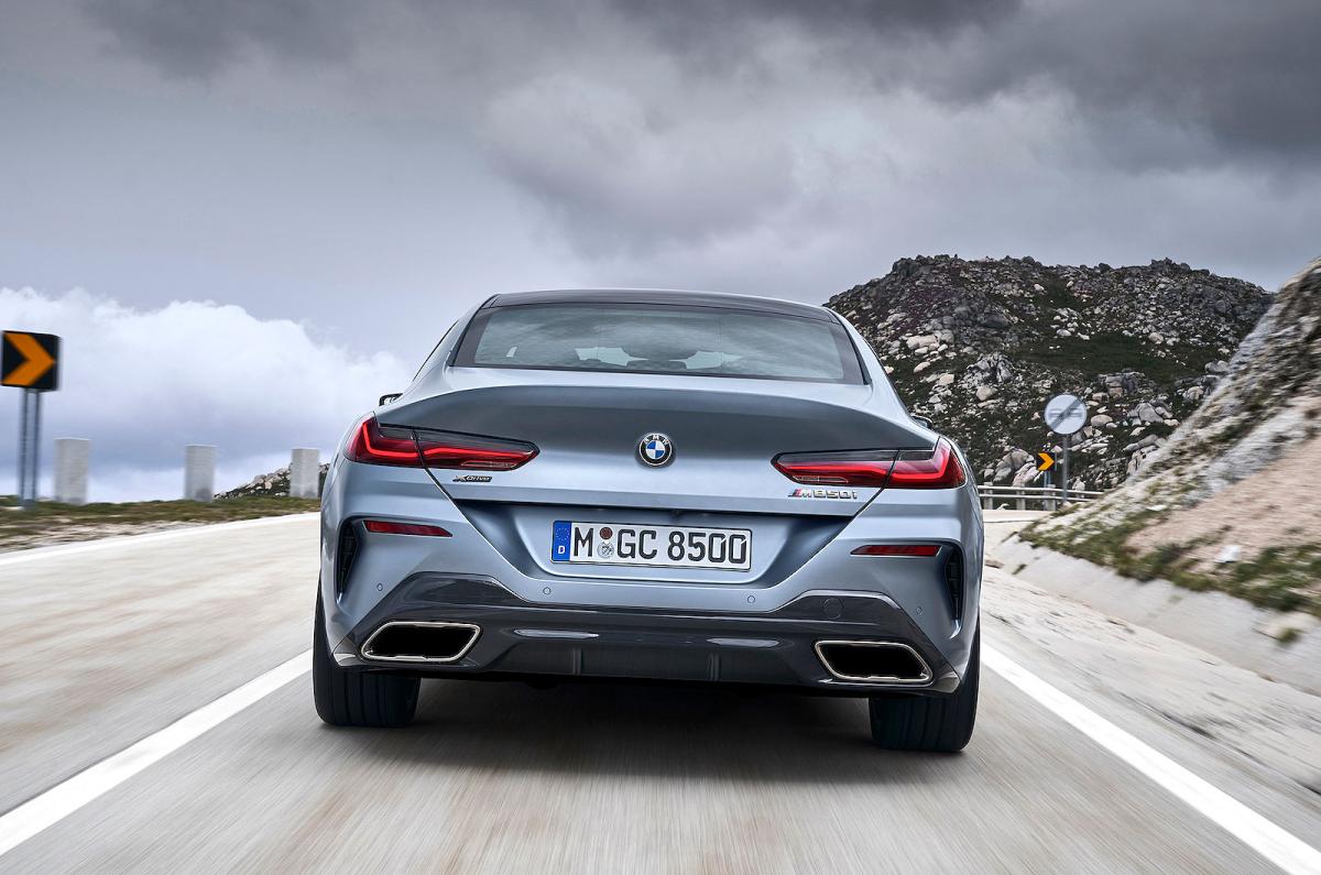 BMW 8 Series Gran Coupé rear driving