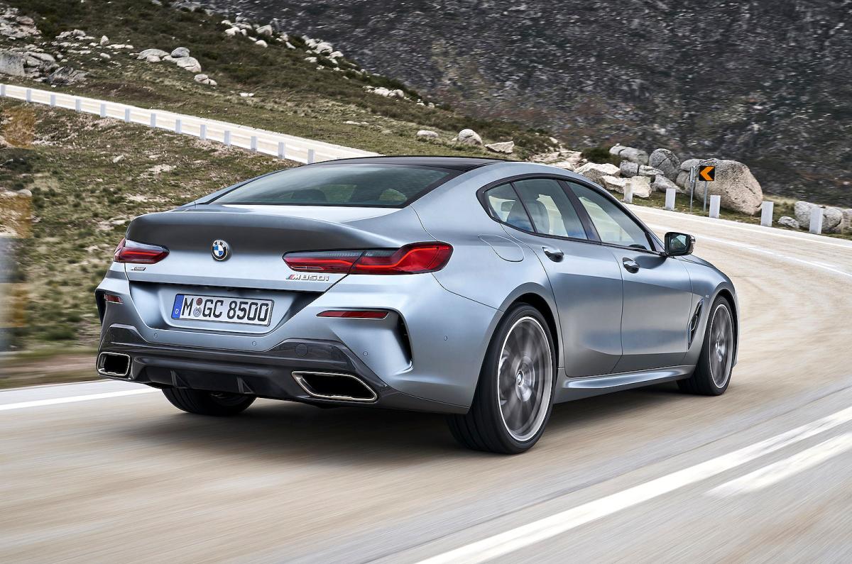 BMW 8 Series Gran Coupé rear right driving