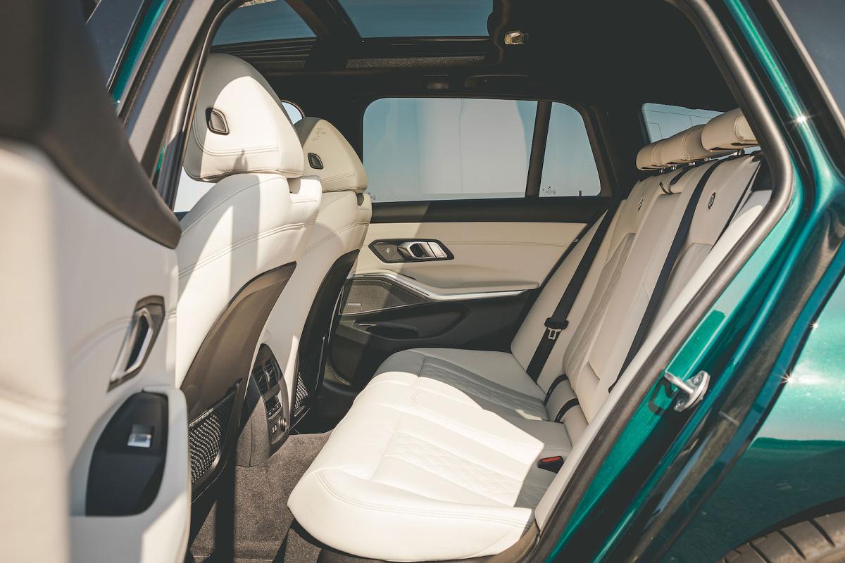 BMW Alpina B3 Touring interior back seats