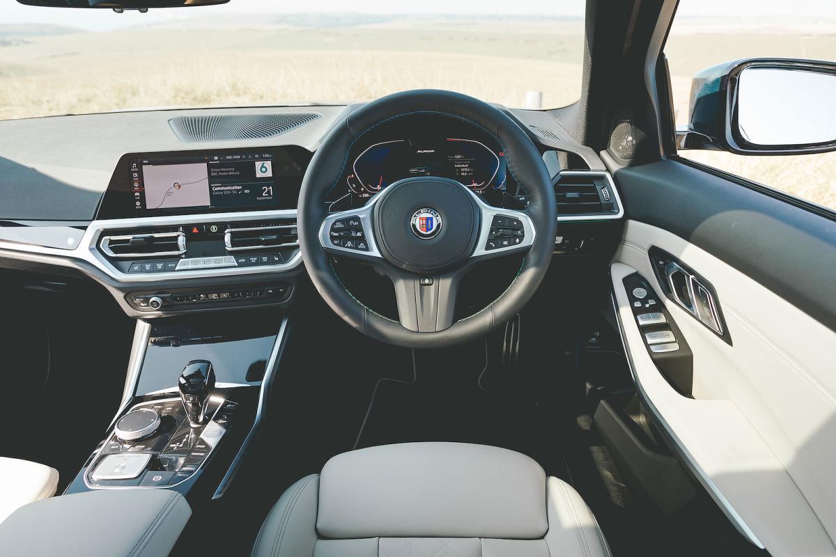 BMW Alpina B3 Touring interior dashboard