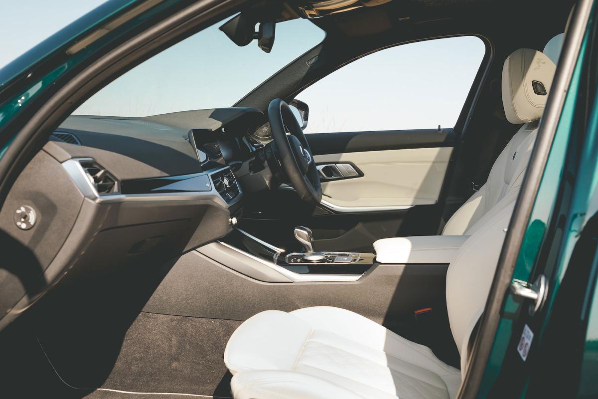 BMW Alpina B3 Touring interior front seats