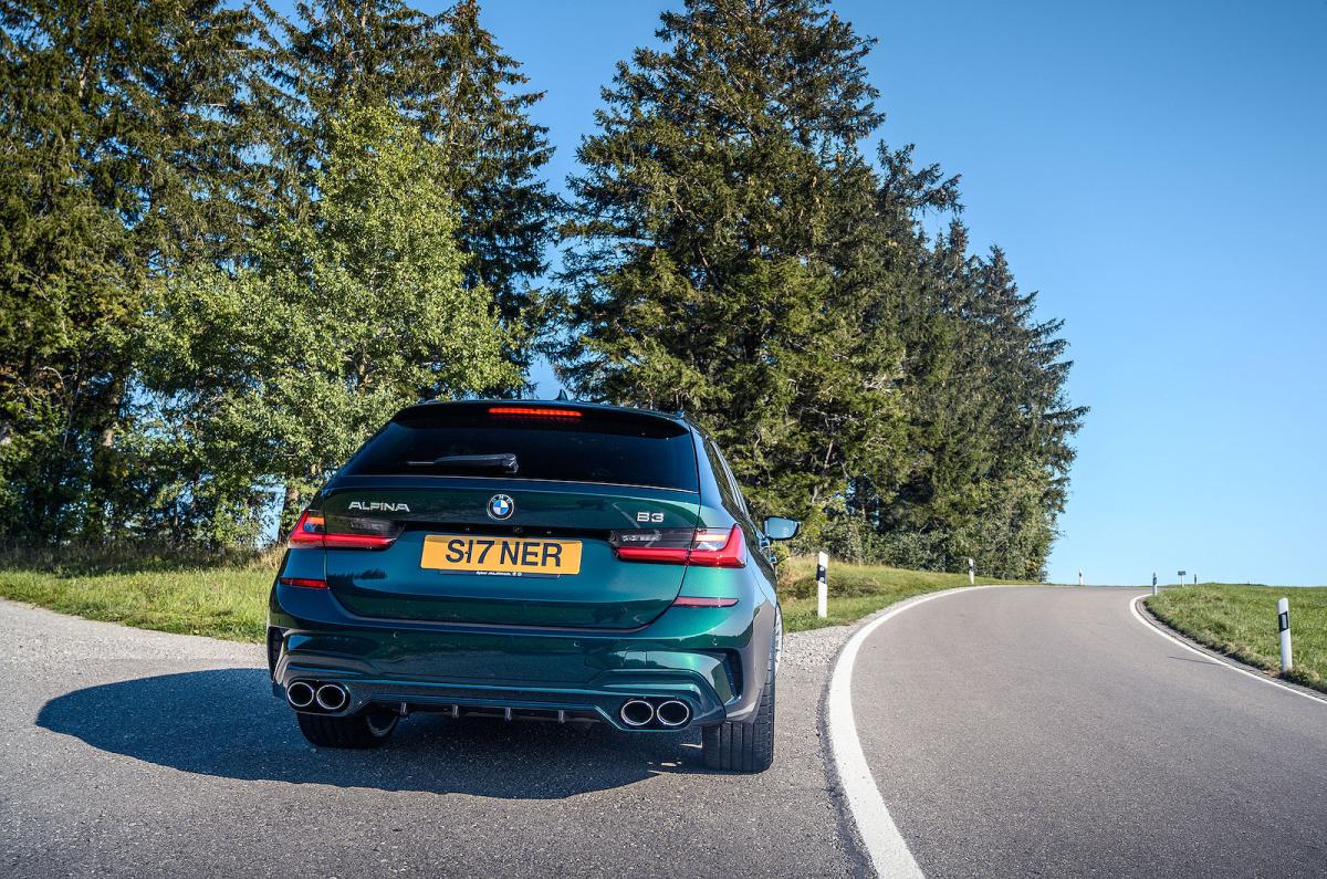 BMW Alpina B3 Touring rear cornering