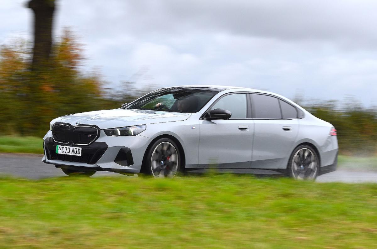 BMW i5 left driving
