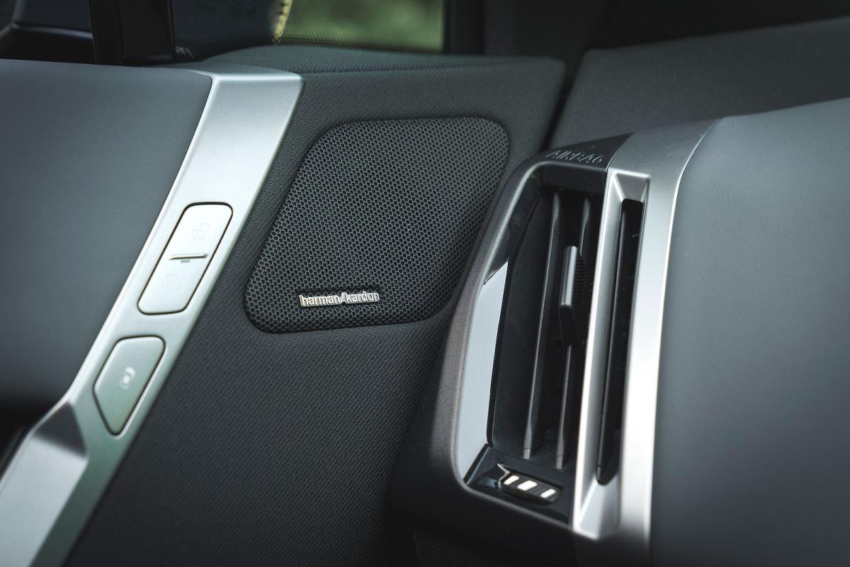 BMW iX interior detail