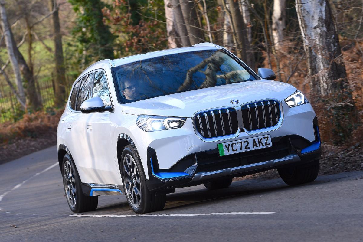 BMW iX1 front cornering
