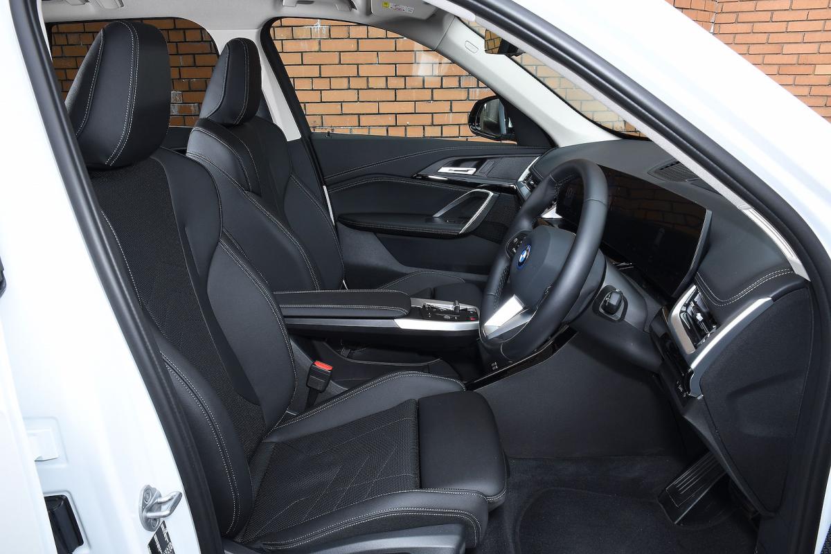 BMW iX1 front seats