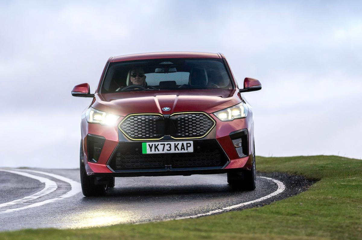 BMW iX2 front driving
