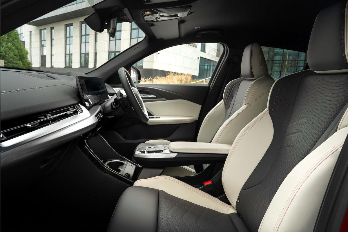 BMW iX2 front seats