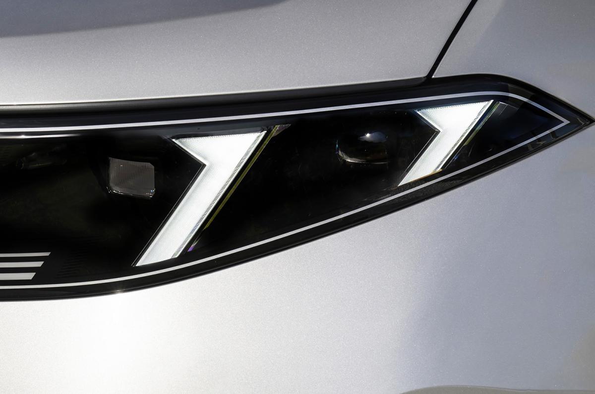 BMW iX3 headlight detail
