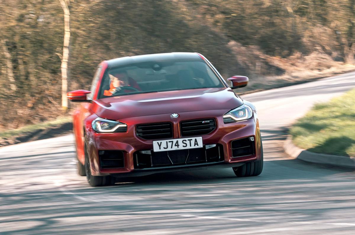 BMW M2 front cornering