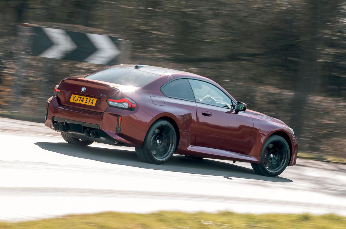 BMW M2 rear right driving