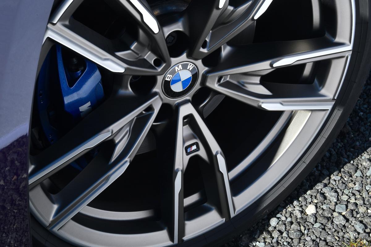 BMW M240i 2022 alloy wheel detail
