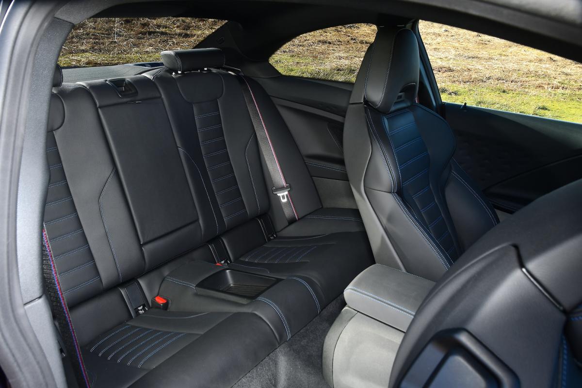 BMW M240i 2022 interior rear seats