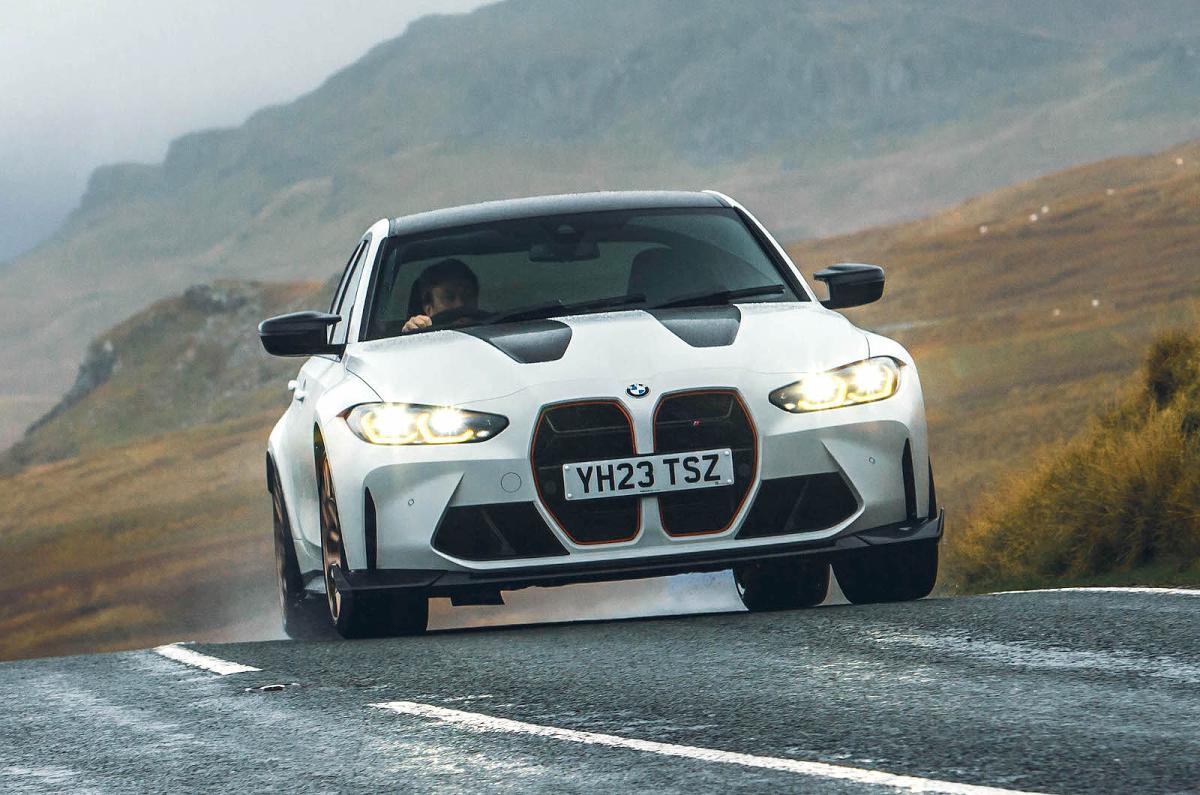 BMW M3 CS front driving