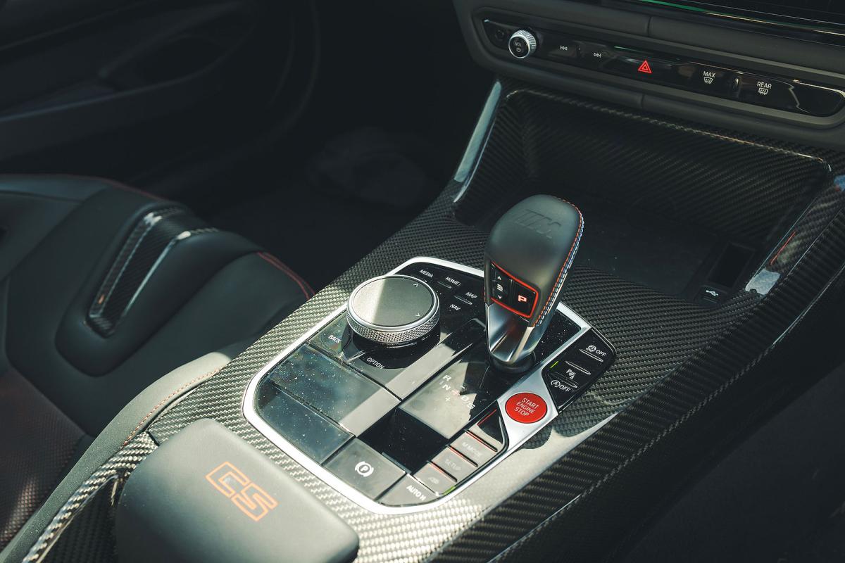 BMW M4 interior controls