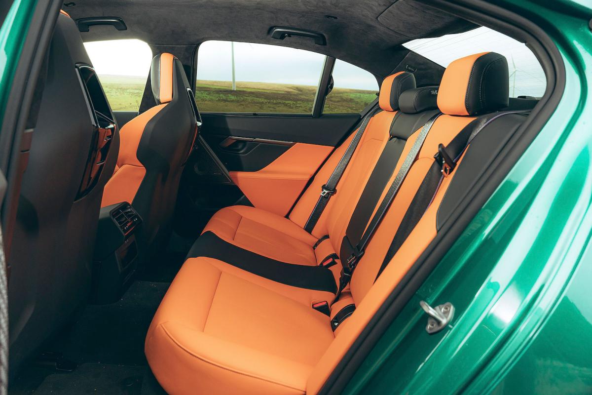 BMW M5 back seats