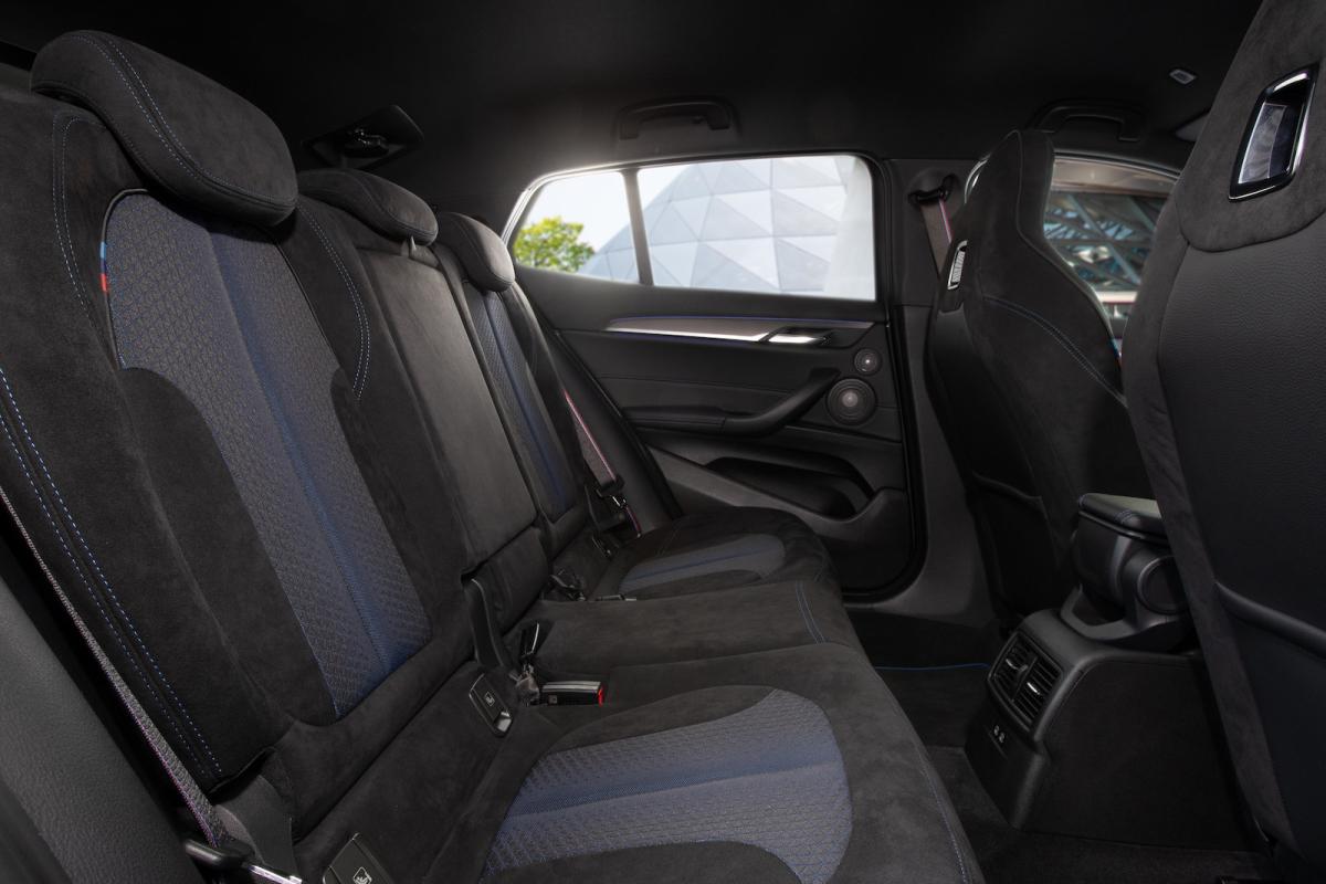 BMW X2 M35i 2022 interior rear seats