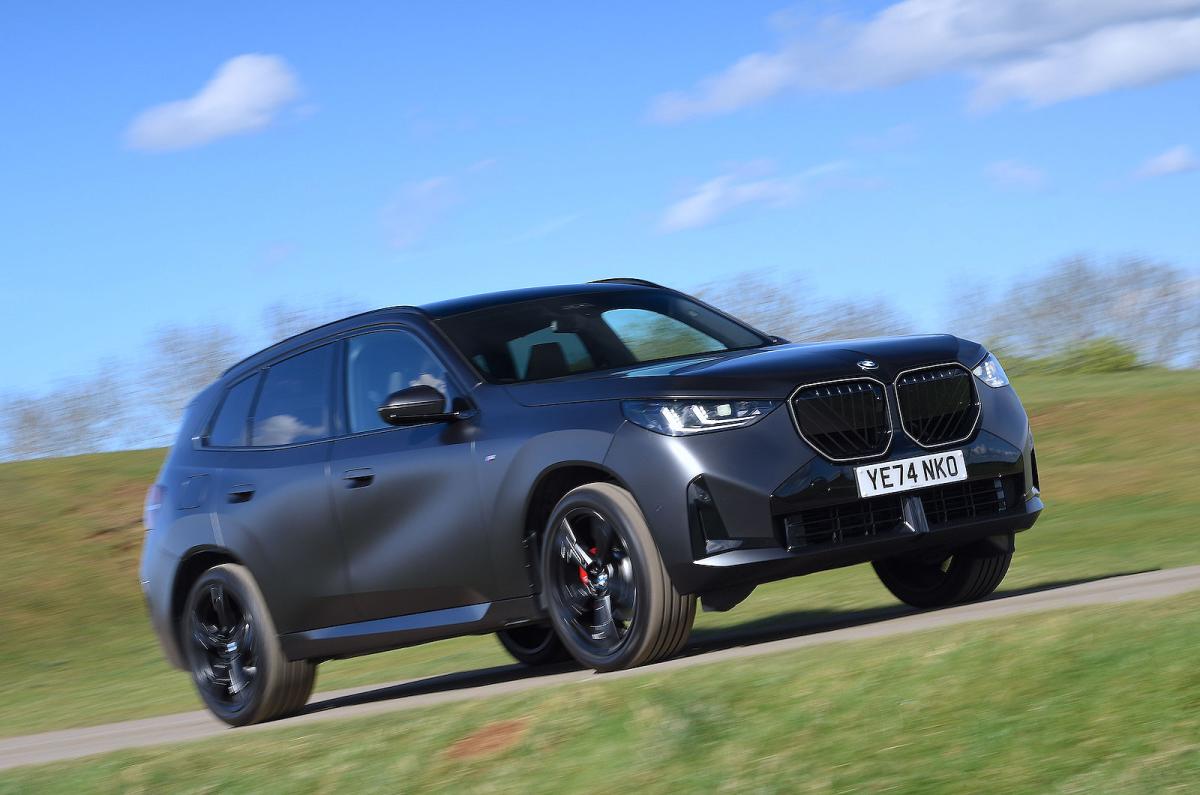 BMW X3 front right driving