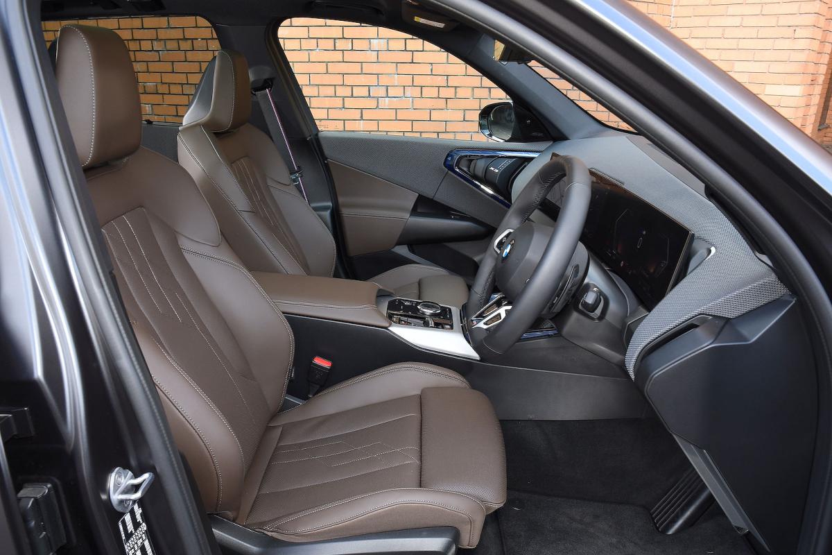 BMW X3 front seats