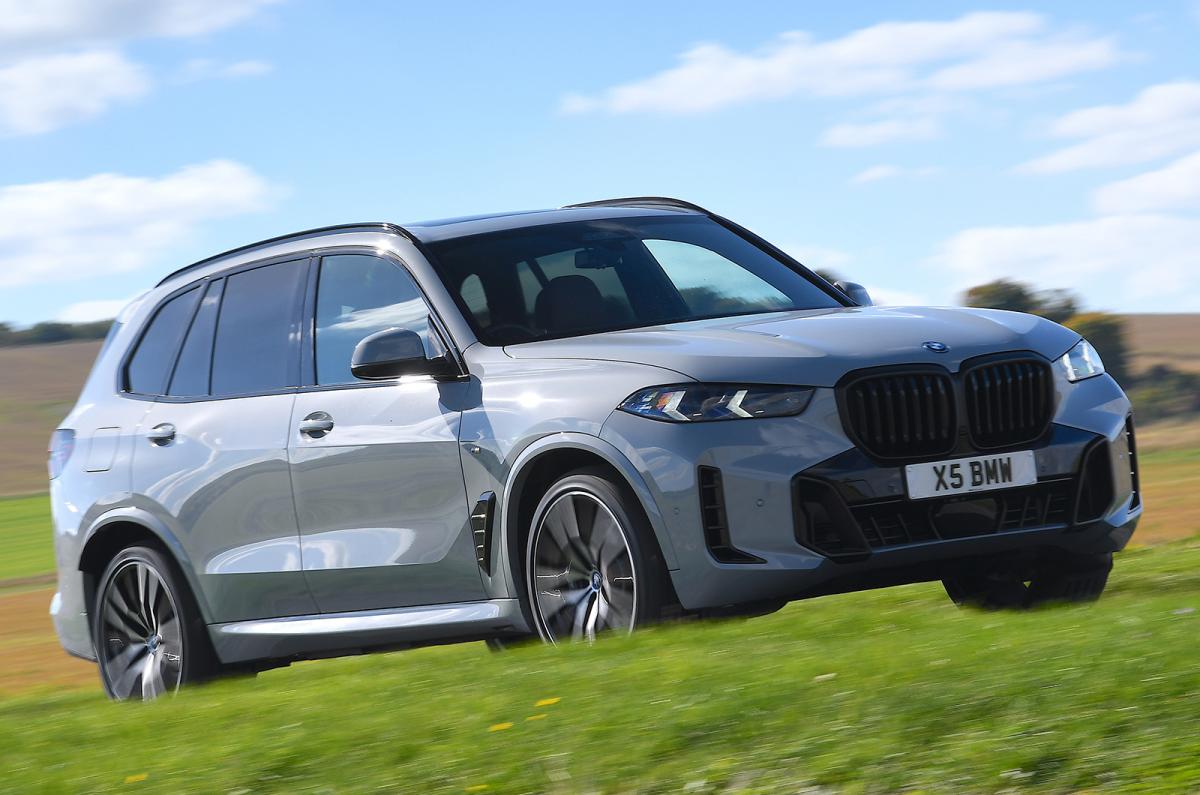 BMW X5 driving