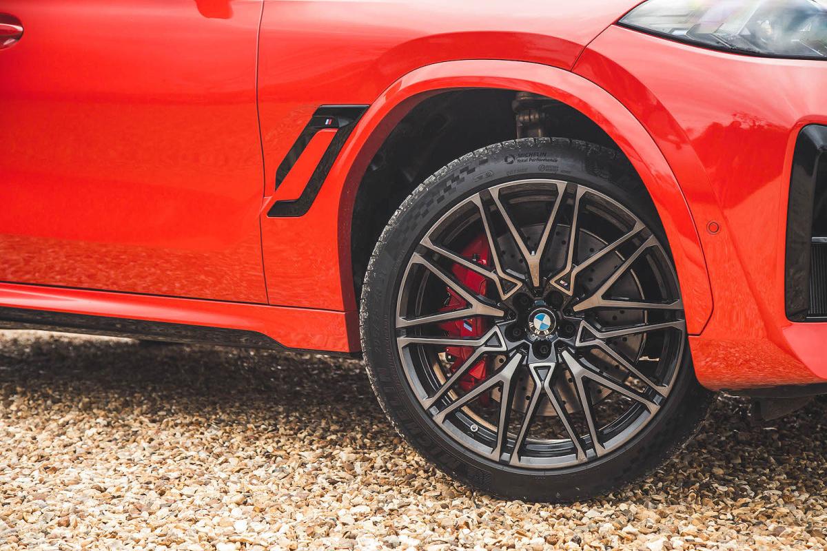 BMW X6 M Competition alloy wheel detail