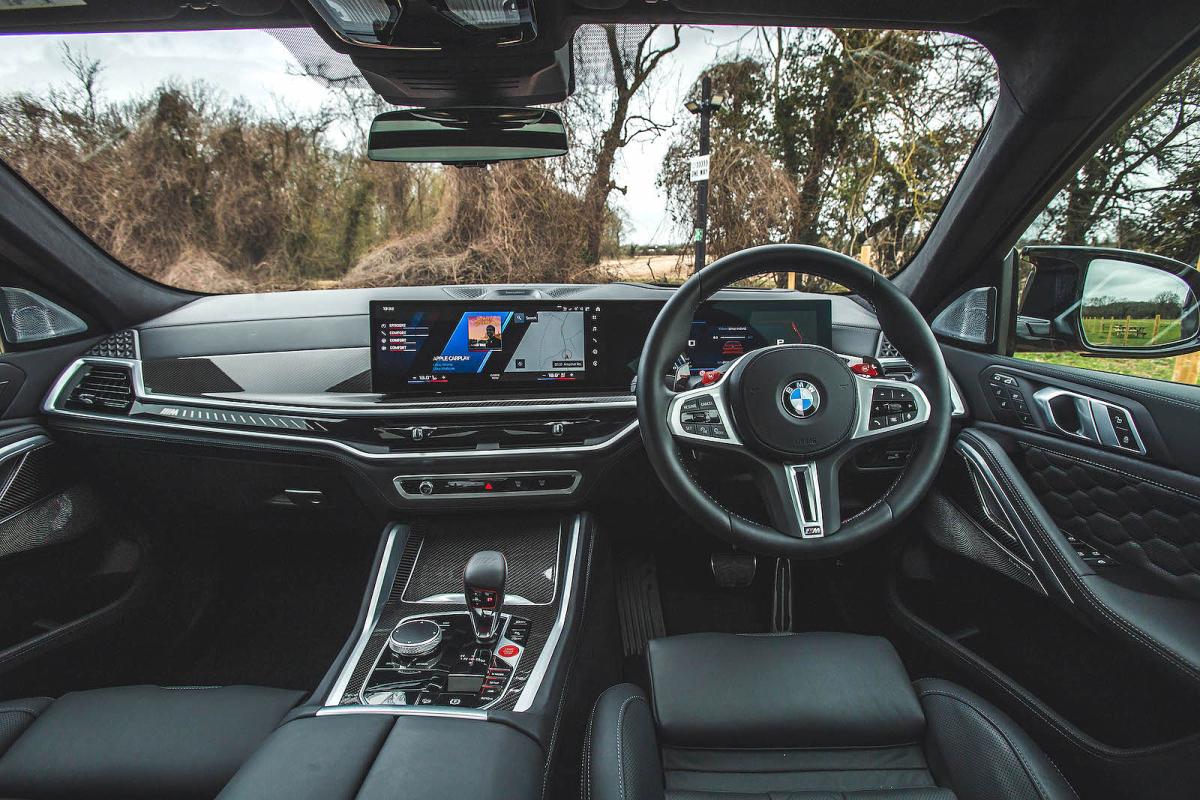 BMW X6 M Competition interior dashboard