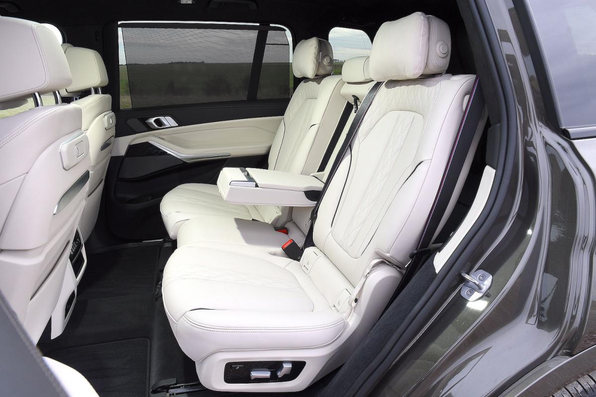 BMW X7 back seats