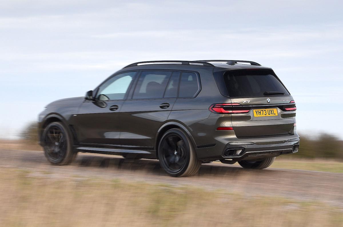 BMW X7 rear left driving