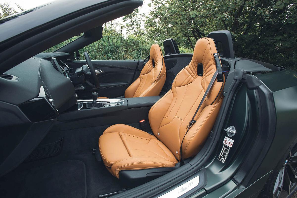BMW Z4 front seats