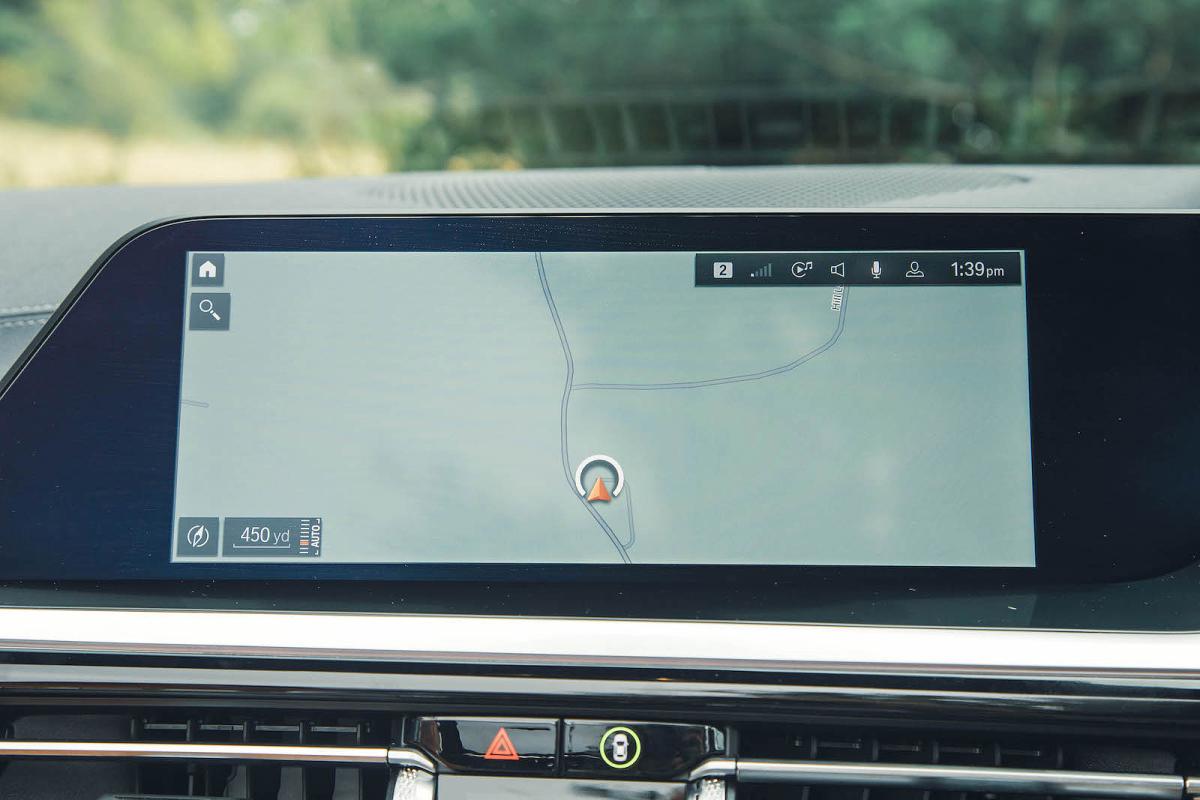 BMW Z4 infotainment touchscreen