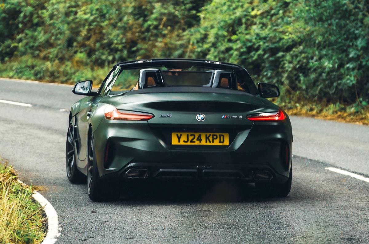 BMW Z4 rear cornering