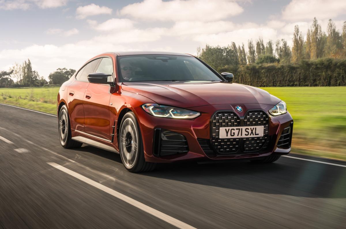 BMW 4 Series Gran Coupe 2022 front right tracking