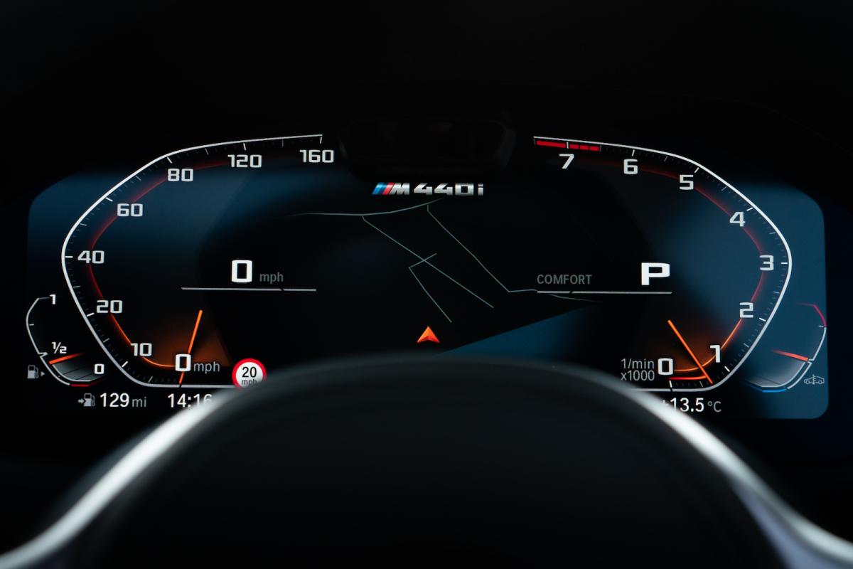 BMW 4 Series Gran Coupe 2022 interior driver display