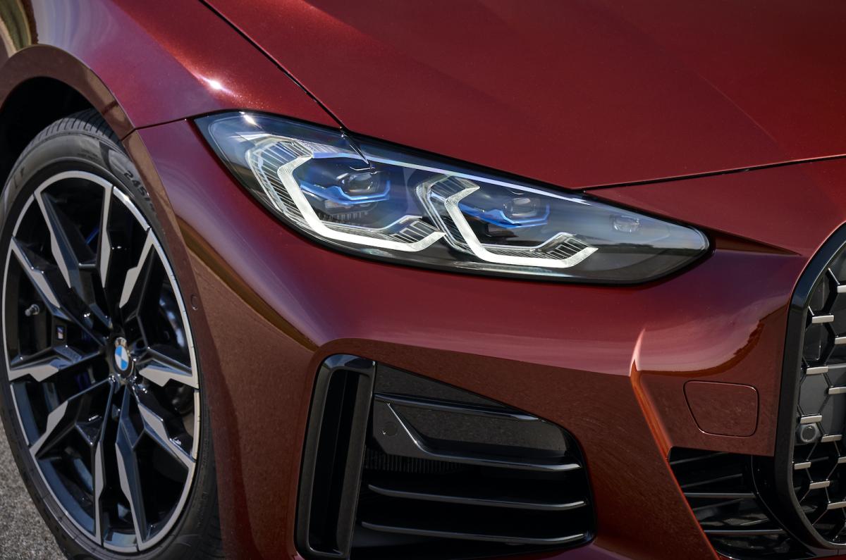 BMW 4 Series Gran Coupe 2022 headlight detail