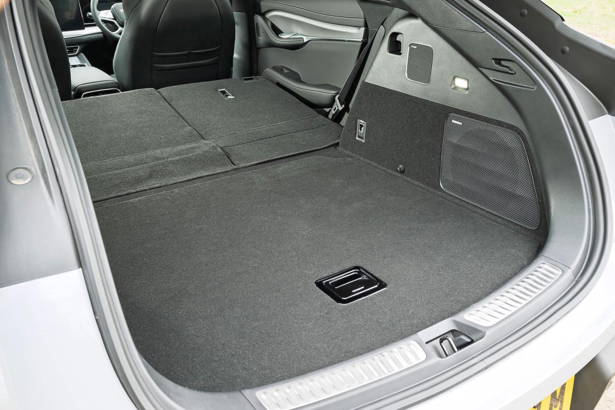 BYD Sealion 7 boot open with seats down