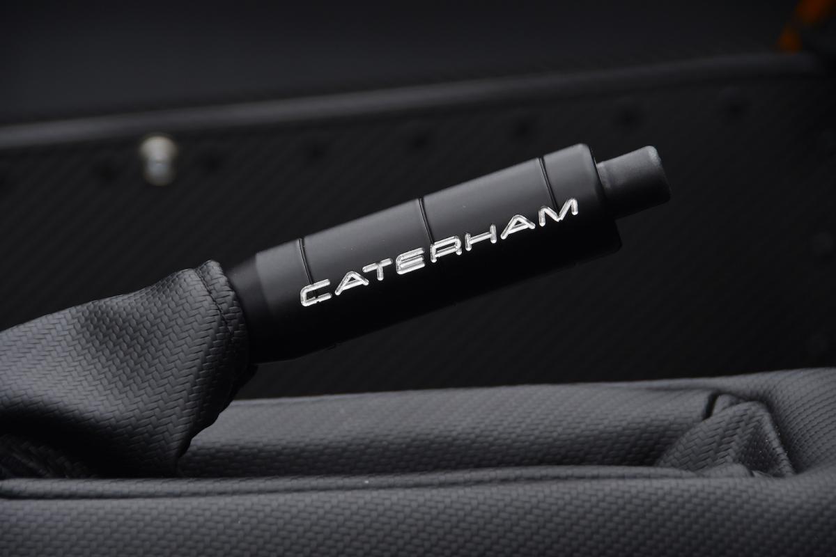 Caterham Seven 170 R interior handbrake detail