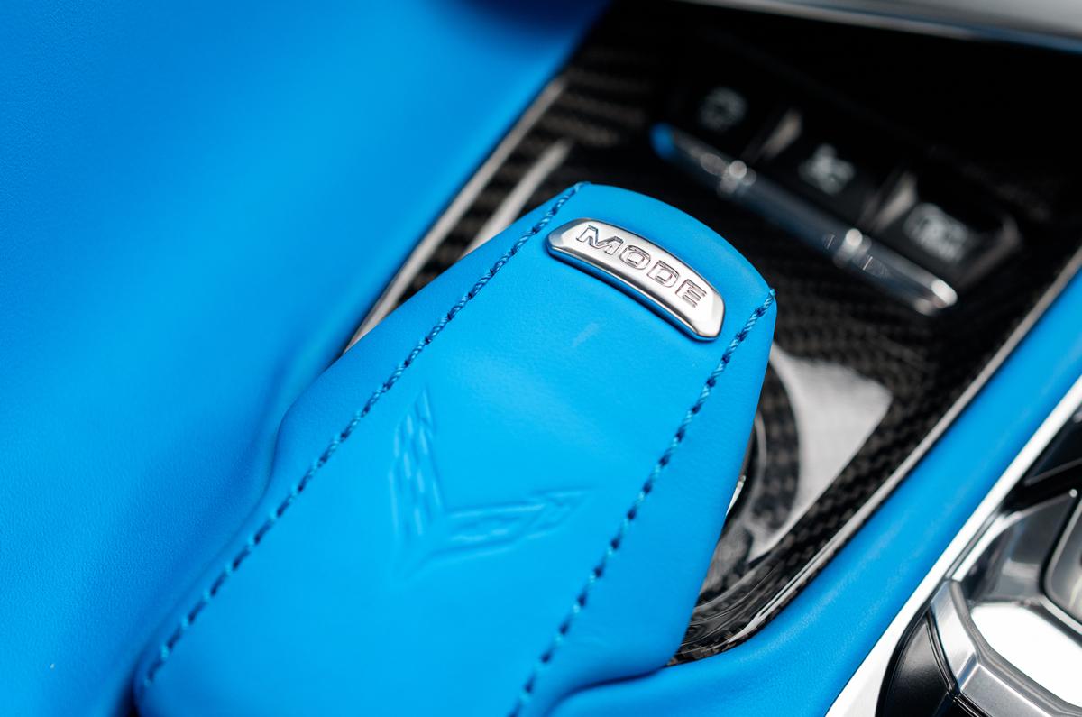 Chevrolet Corvette interior detail