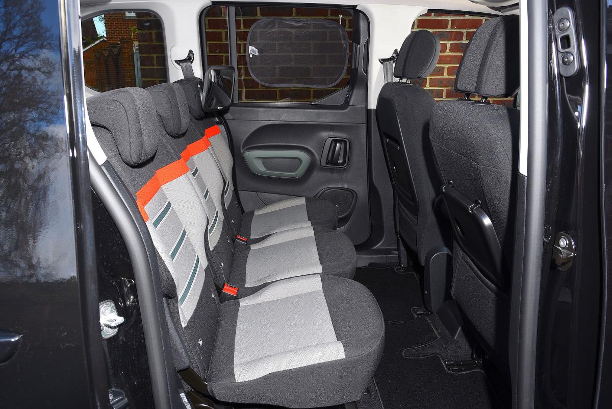 Citroen Berlingo MPV interior back seats