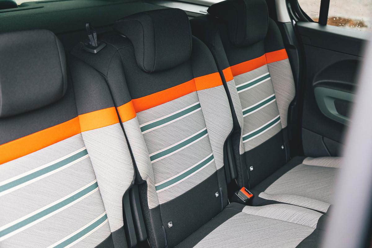 Citroen Berlingo MPV interior back seats