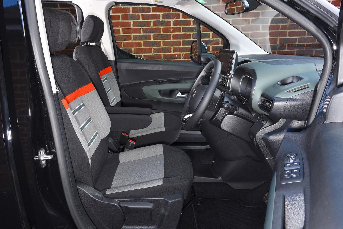 Citroen Berlingo MPV interior front seats