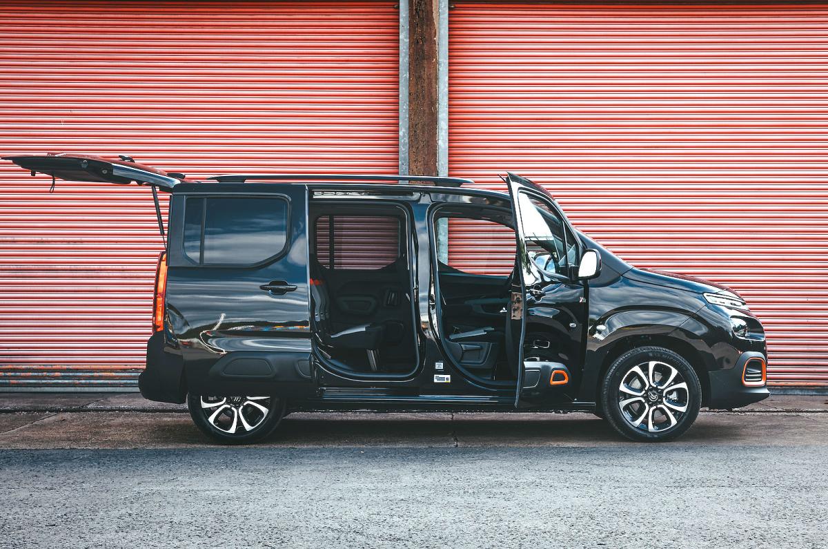 Citroen Berlingo MPV right static doors open