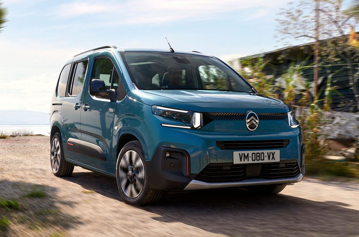 Citroën ë-Berlingo front right static