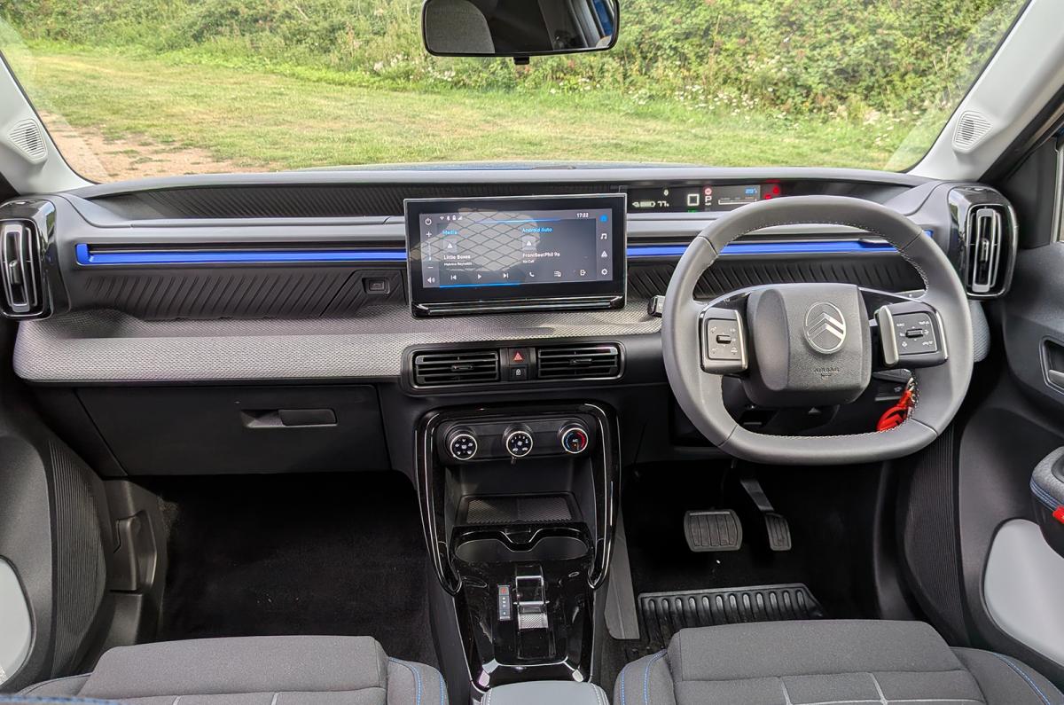 Citroën ë-C3 Van dashboard