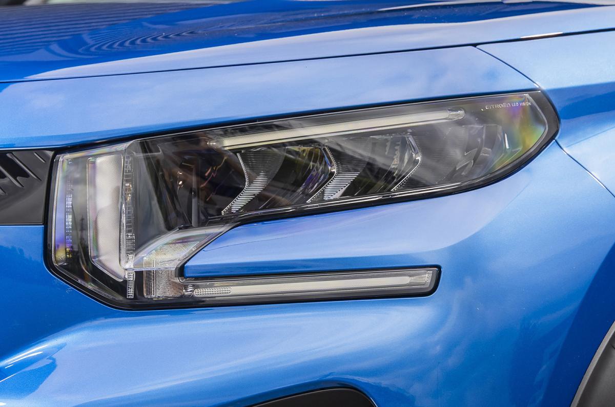 Citroën ë-C3 Van headlight detail