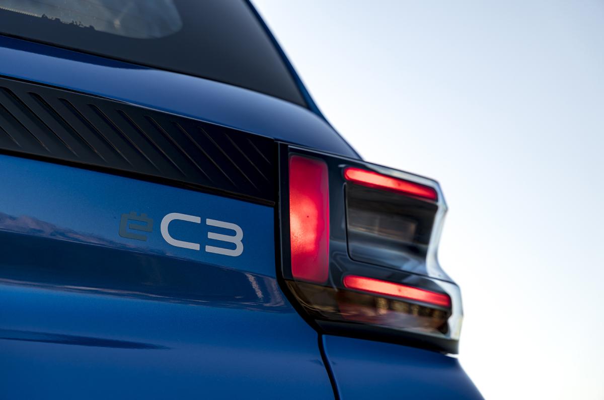 Citroën ë-C3 badge detail
